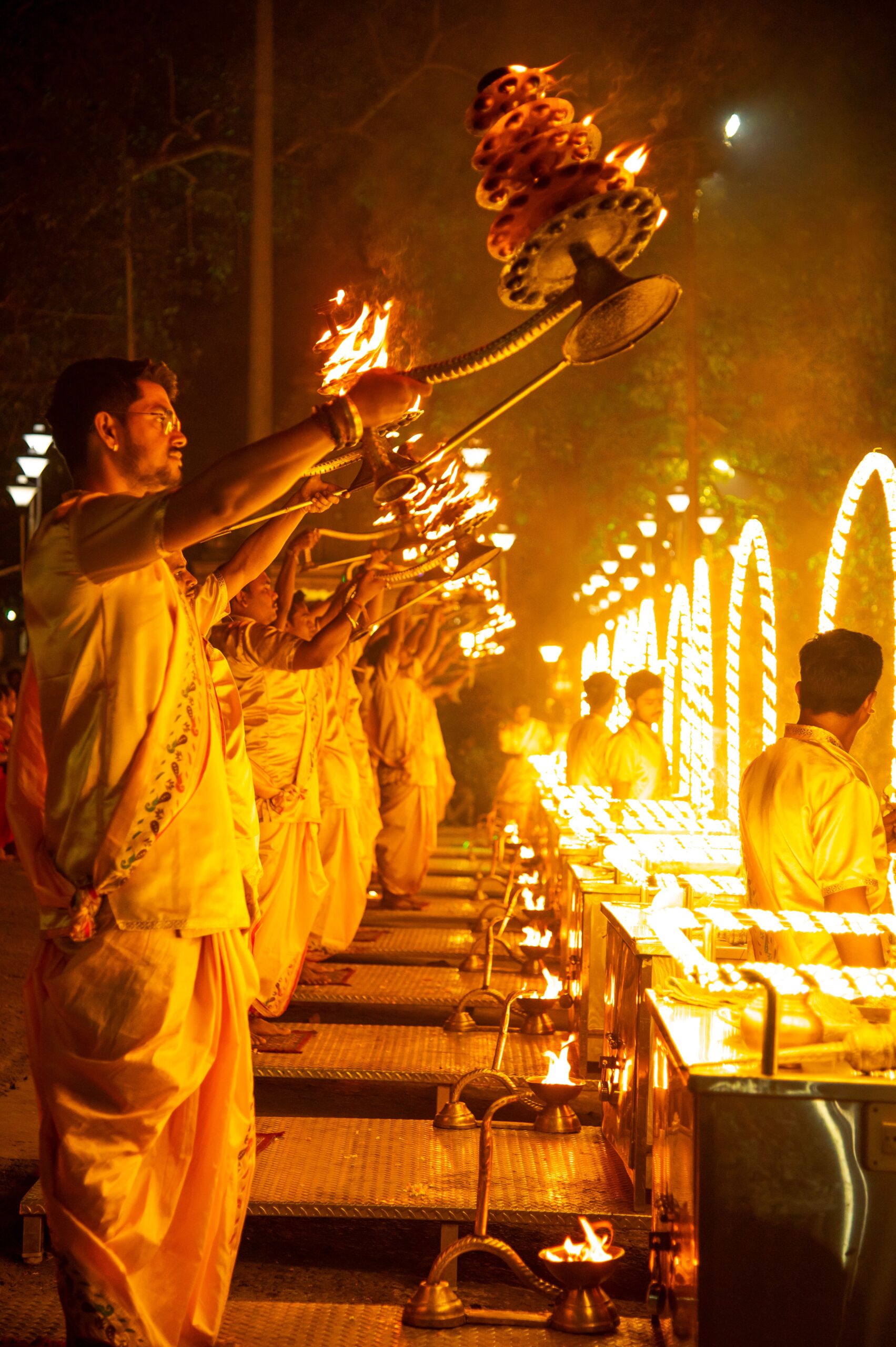 Cerimônia Aarti, Varanasi